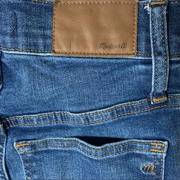 Madewell 10" High Rise Skinny Jeans Medium Brockton Wash 24 00 - Picture 10 of 11